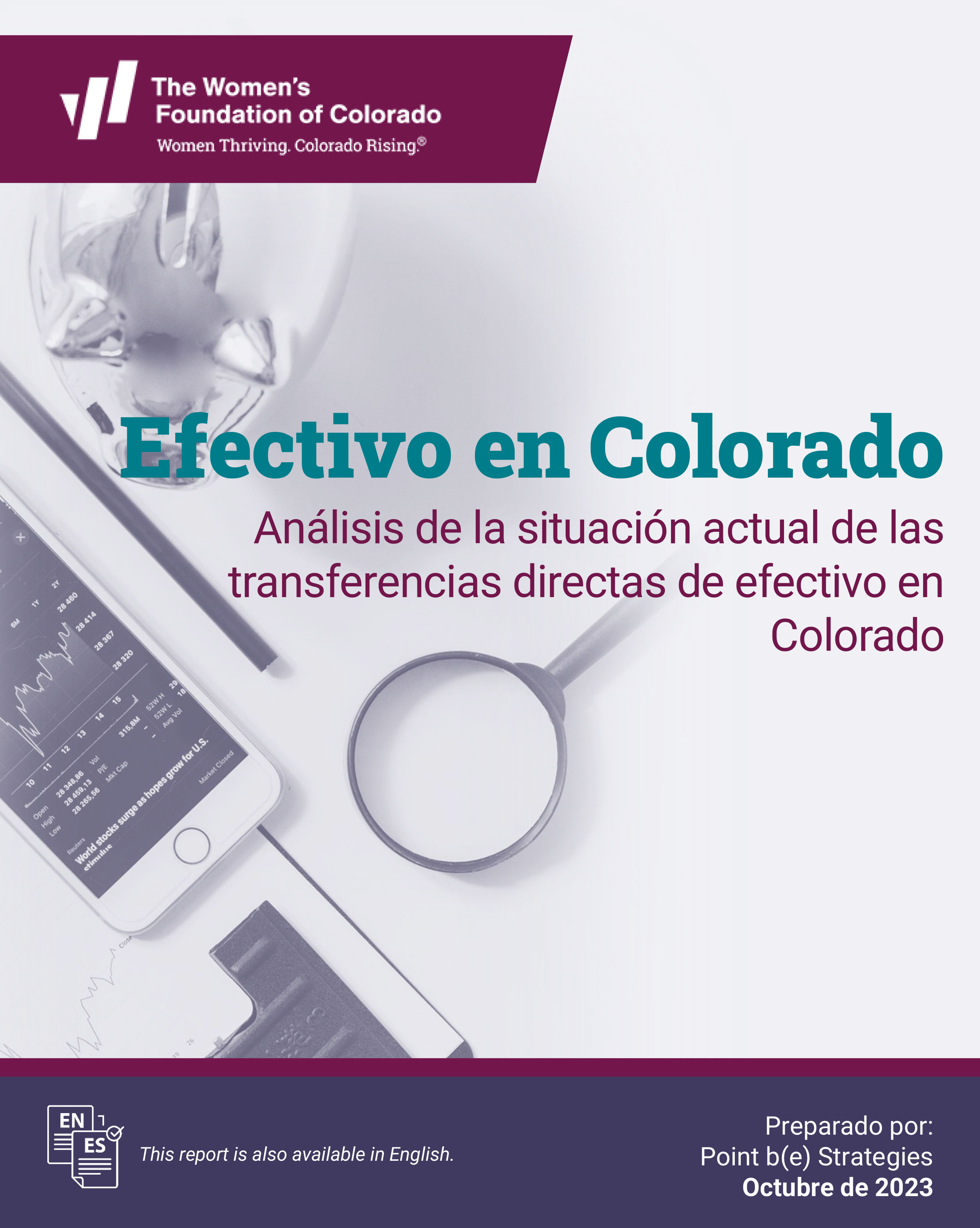 thumbnail of "Efectivo en Colorado: An&aacute;lisis de la situaci&oacute;n actual de las transferencias directas de efectivo en Colorado" report